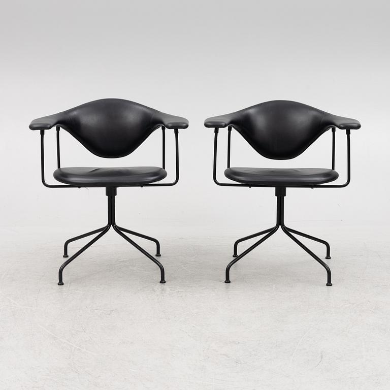 GamFratesi, a pair of 'Masculo' chairs, Gubi, Danmark.