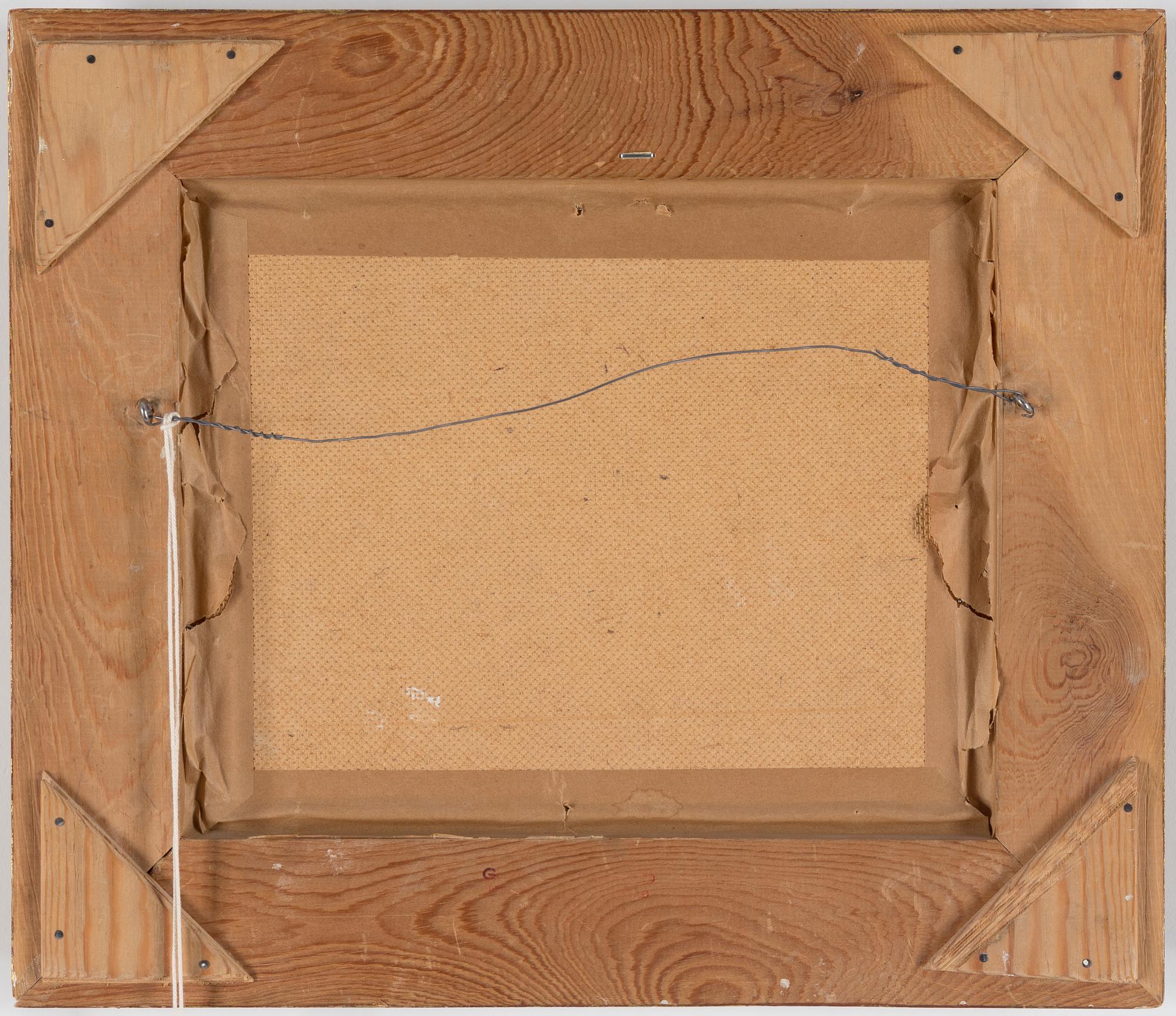 IAN RUSTH, oil on canvas, signed.