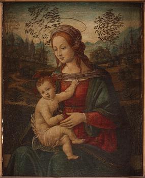 Italian school, 16/17th Century. Madonna and Child.