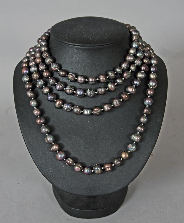 COLLIER, sötvattenpärlor, 1900/2000-tal.