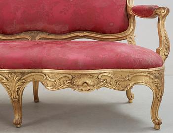SOFFA, nyrokoko, 1800-talets andra hälft.