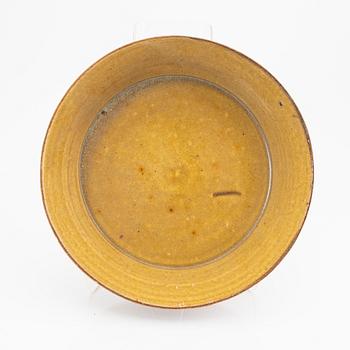 Signe Persson-Melin, a signed and dated 1958 glazed stoneware bowl.