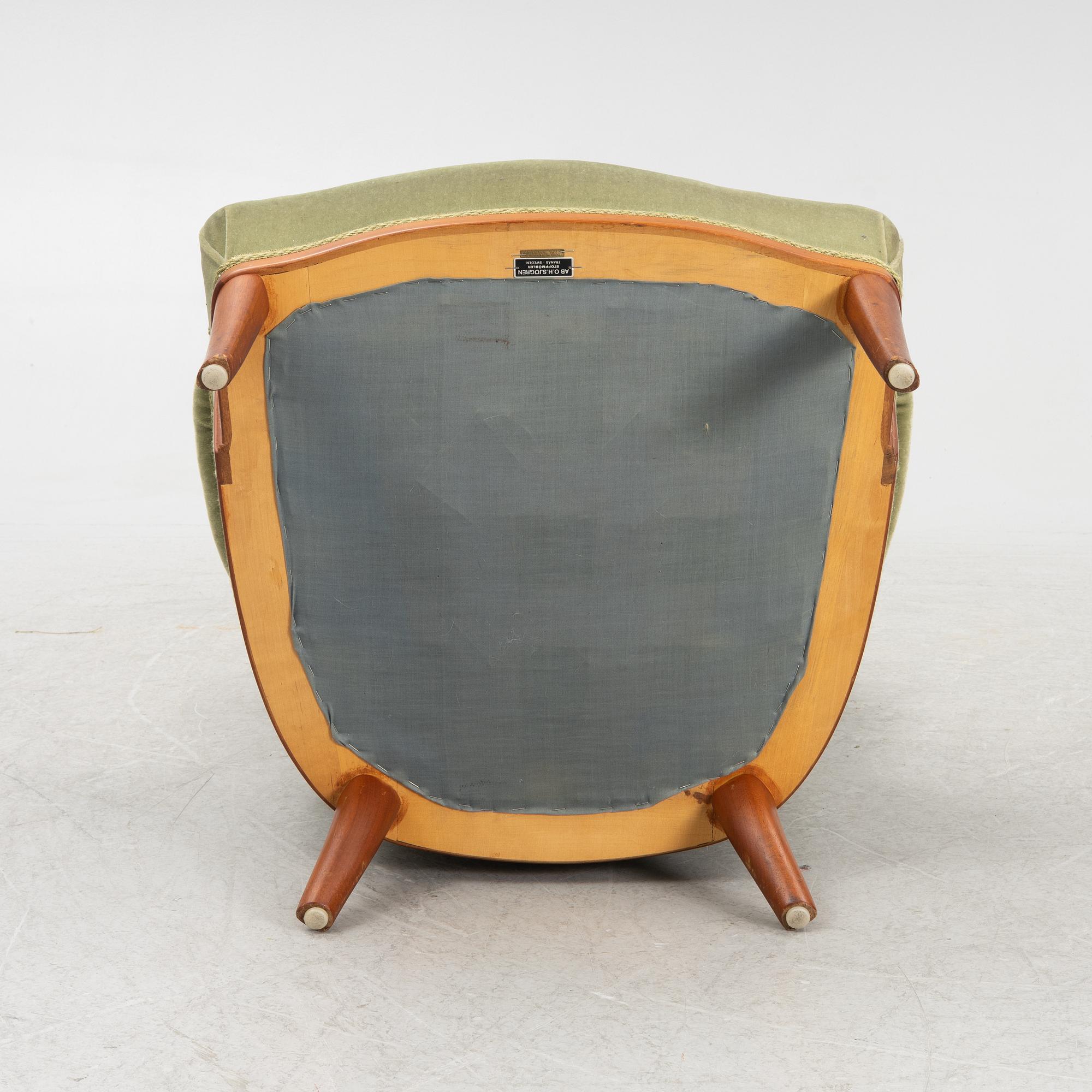 Carl Malmsten, fåtölj, "Vår fru", AB O.H. Sjögren, Tranås.