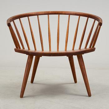 YNGVE EKSTRÖM, an "Arka" armchair. Second half of the 20th century.