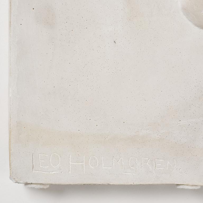 Leo Holmgren, Väggrelief, Manspoträtt.