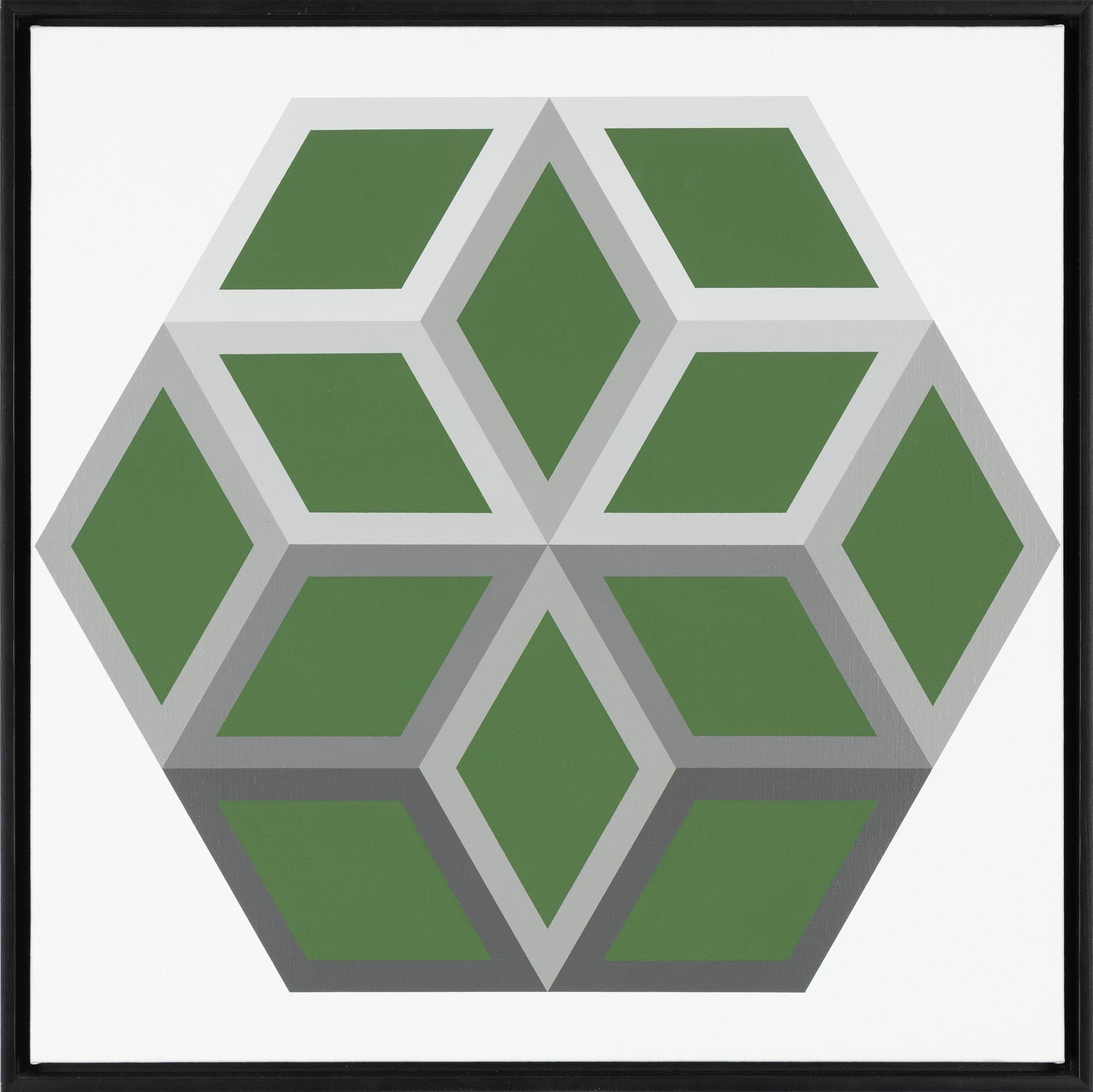 John-Erik Göransson, akryl på duk, signerad a tergo.