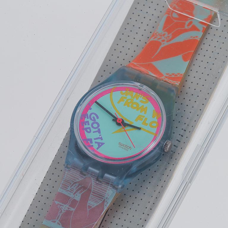 Swatch, Betty Lou, wristwatch, 25 mm.