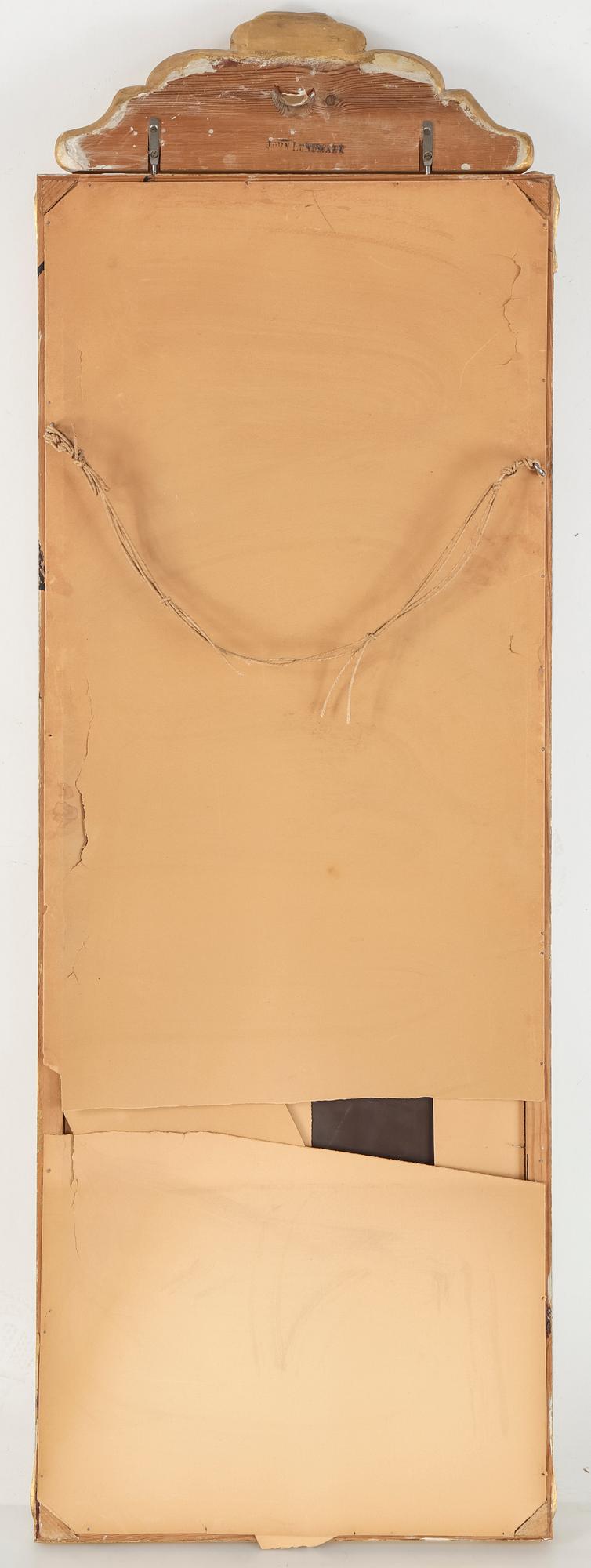 SPEGEL, rokokostil 1900-tal, signerad John Lundmark.