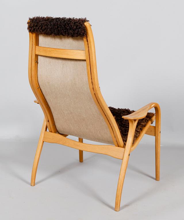 FÅTÖLJ OCH PALL, "Lamino", Yngve Ekström för Swedese.