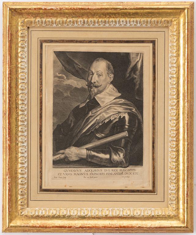 Paulus Pontius, 'Gustaf II Adolf'.