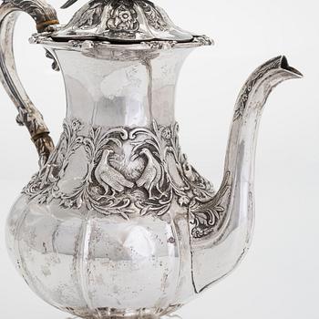 Kaffekanna, silver, John Angell II & George Angell, London  1843.