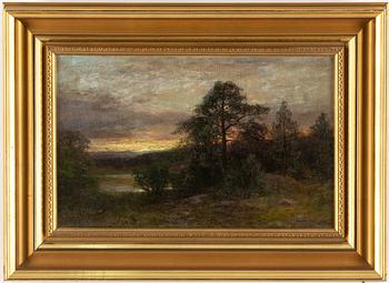 SEVERIN NILSON, oil on canvas/paper-panel, signerad.