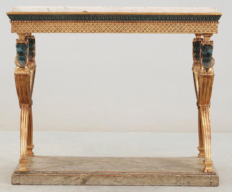 KONSOLBORD. Sengustavianskt stockholmsarbete, 1800- talets början.