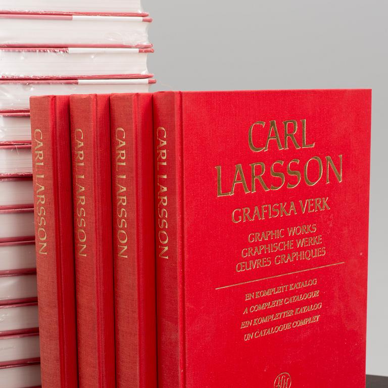 CARL LARSSON GRAPHIC WORKS, 25 Complete catalogue, published by Hjert & Hjert in 1983.