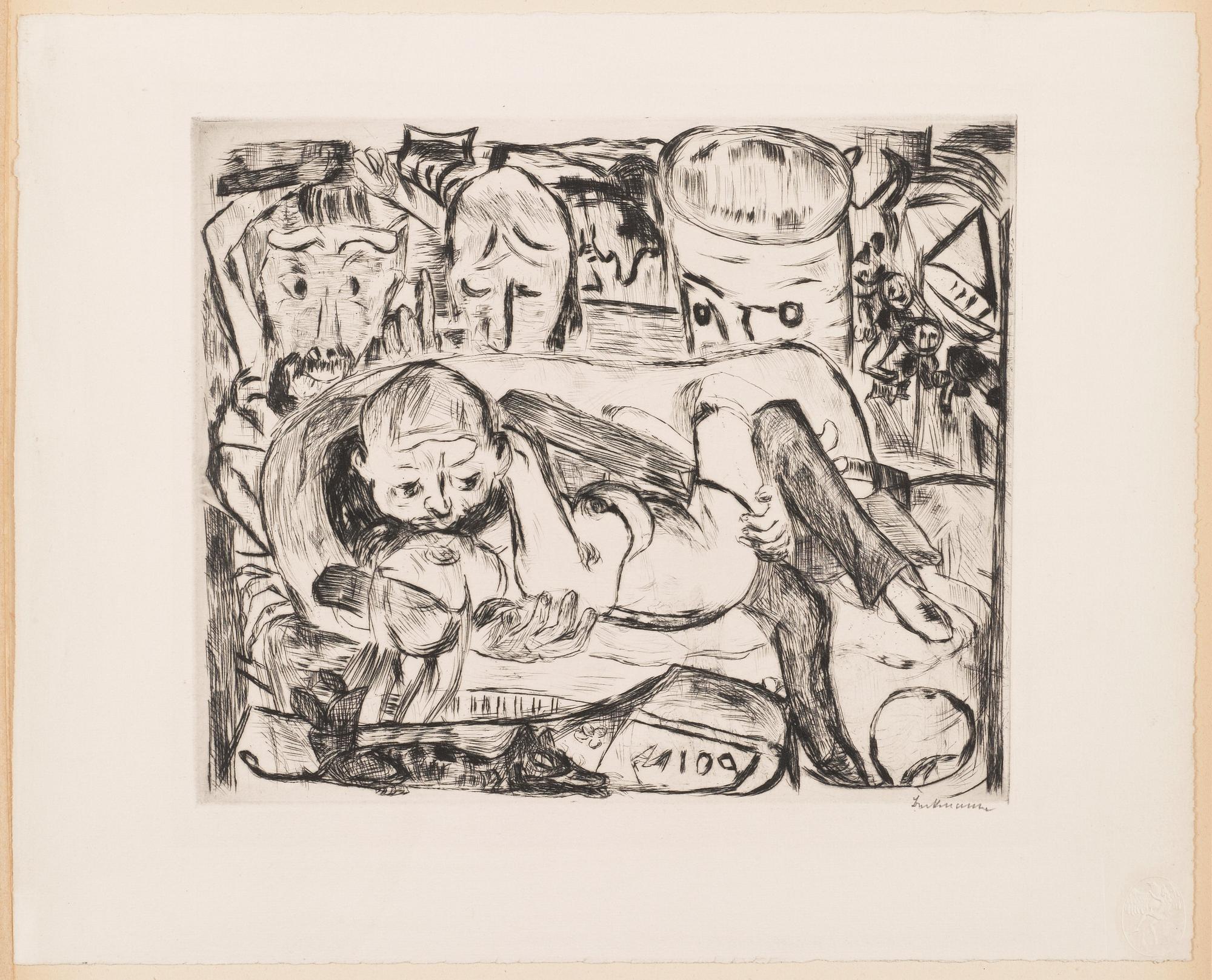 Max Beckmann, "Gesichter".
