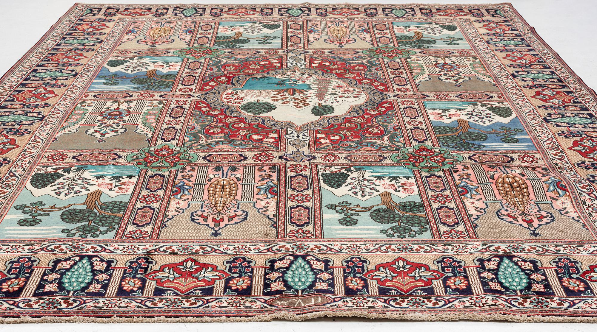 Carpet, Tabriz, approx. 423 x 330 cm.