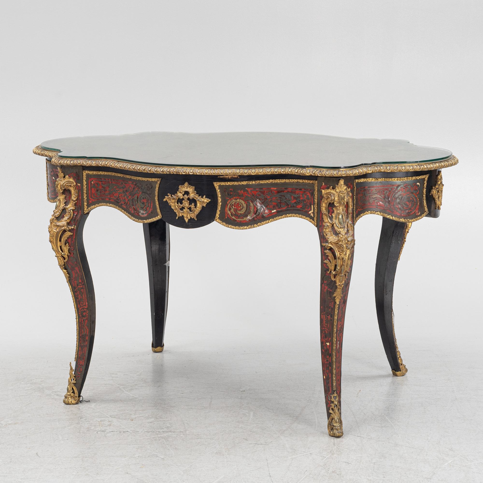 Skrivbord, Boulle-stil, 1800-talets slut.