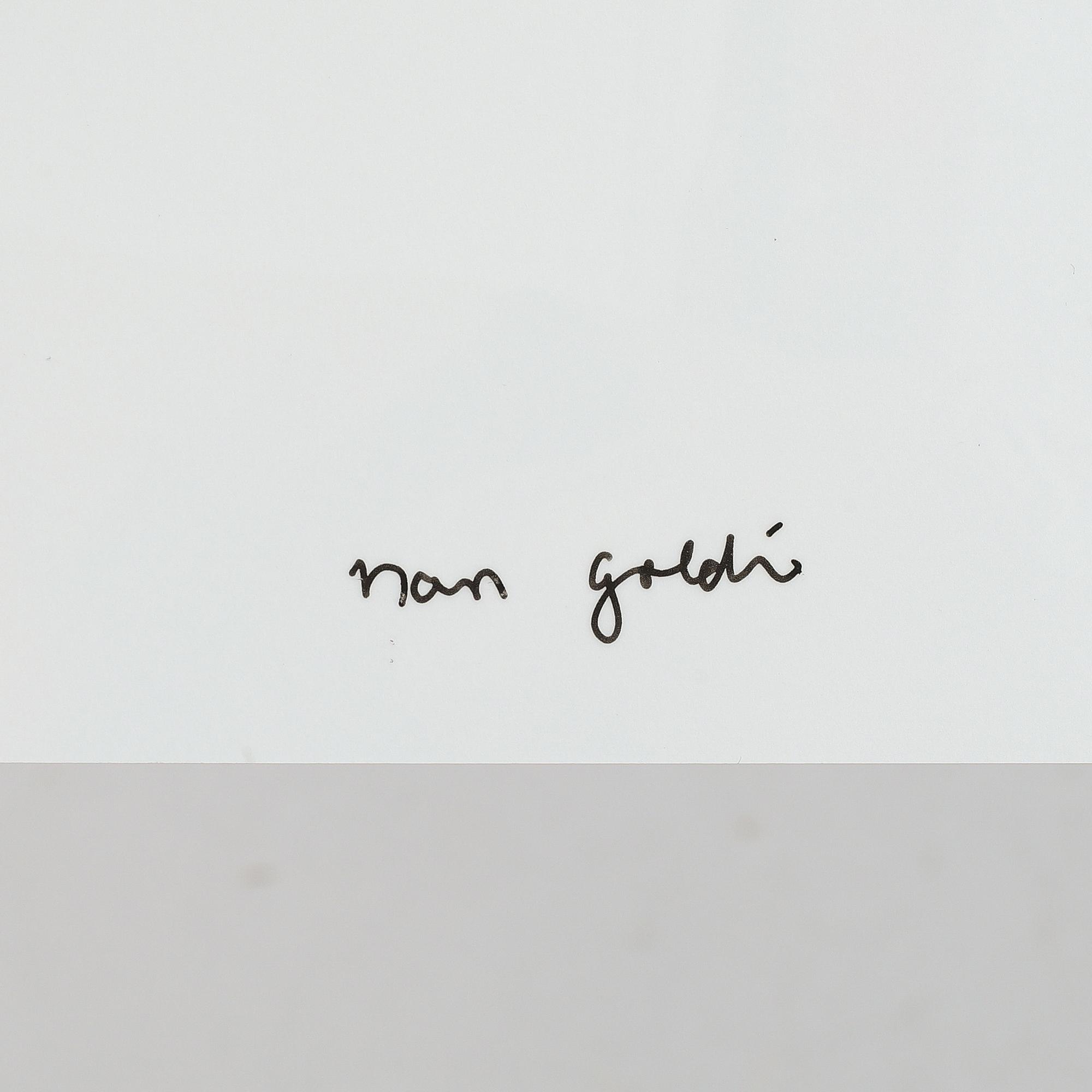 Nan Goldin, archival pigment print, signed. And a copy of Aperture Magazine Issue #239 "Ballads".