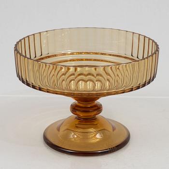Knut Bergqvist, troligtvis, skål, Lindefors glasbruk, 1930.