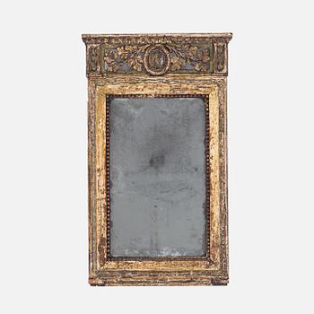 An early 19th century late gustavian mirror.