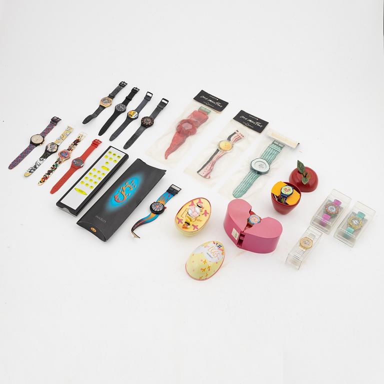 Swatch, a unique collection of Swatch watches from the brand that was founded in 1983.