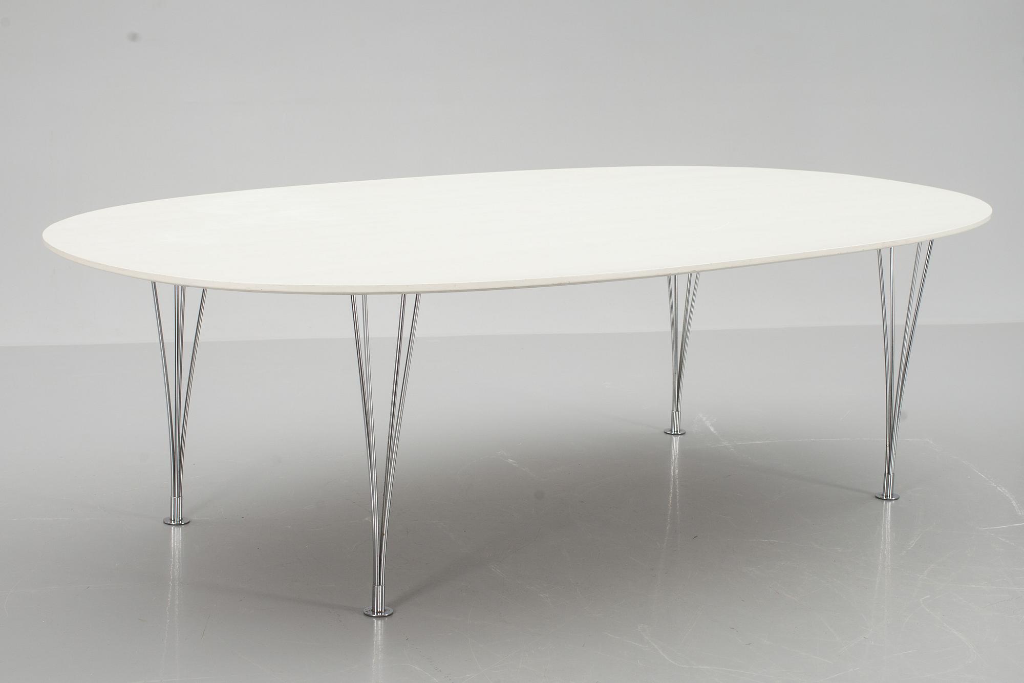 MATBORD, "Superelips", Design Bruno Mathsson och Piet Hein för Mathsson International AB. Värnamo.