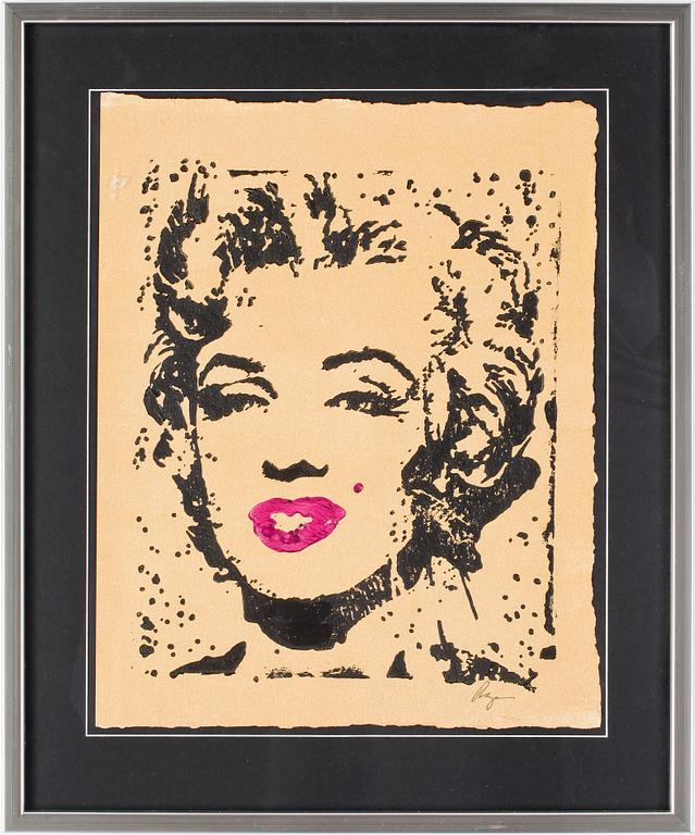RICHARD RYAN, monoprint, signerad.