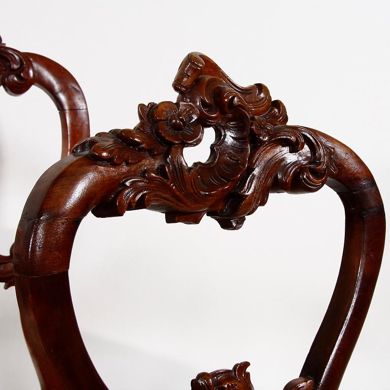 STOLAR, 3+3 , nyrokoko, 1800-talets andra hälft.