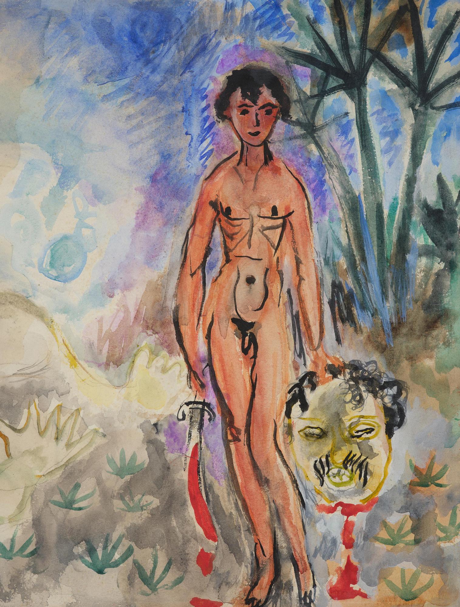 Nils von Dardel, David and Goliath.
