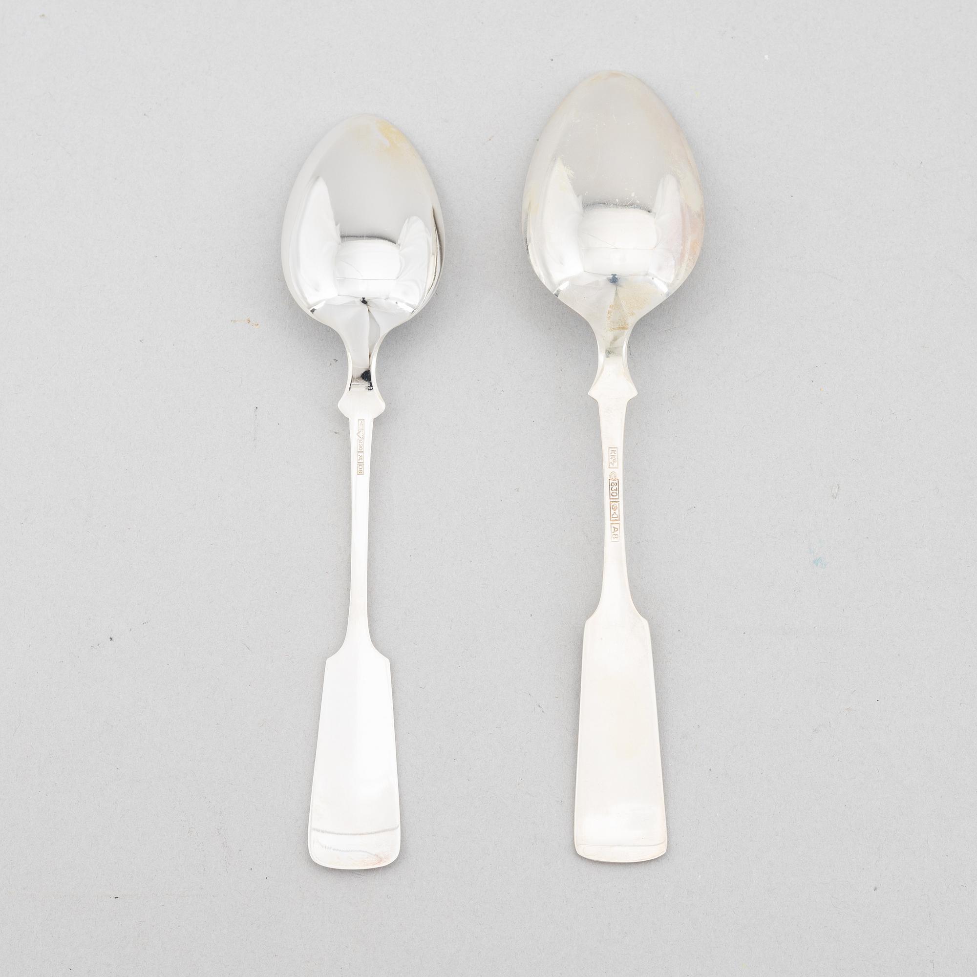 Skedar, 18 st, silver, Finland 1978-1981.