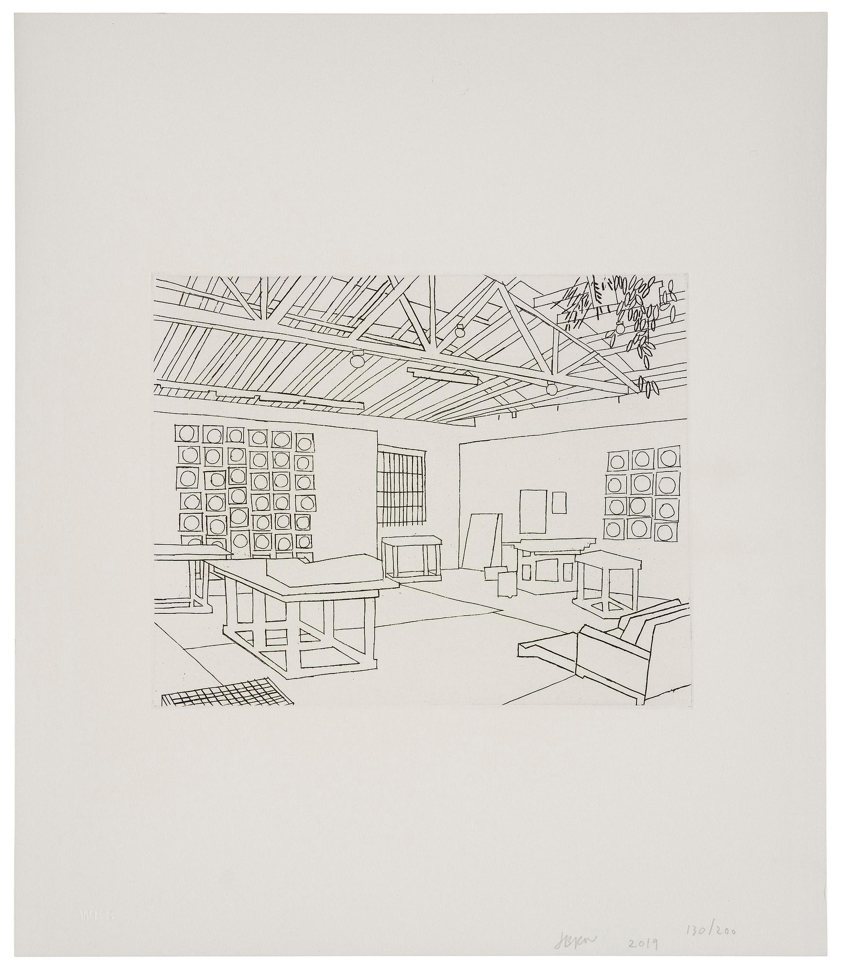Jonas Wood, "Bball Studio".