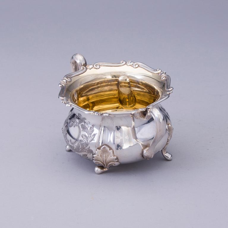 KAFFESERVIS, 3 delar, silver, Auran Kultaseppä, Åbo 1968-70. Vikt tot. 1367 g.