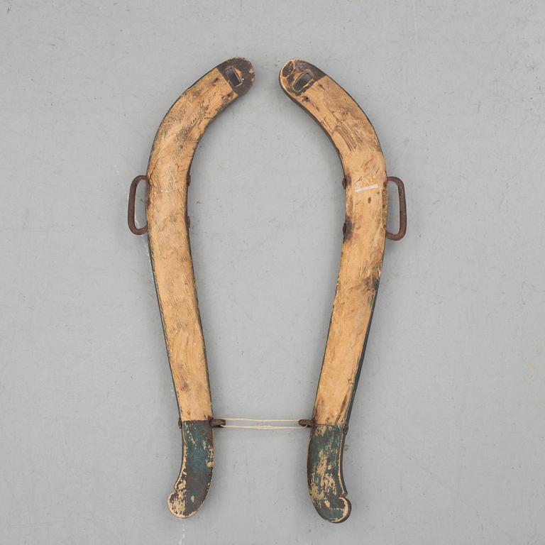 LOKOR, ett par, allmoge, 1700/1800-tal.