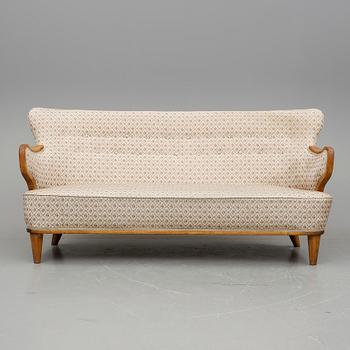 SOFFA, troligen Axel Larsson, Svenska Möbelfabrikerna, Bodafors, 1900-talets mitt.