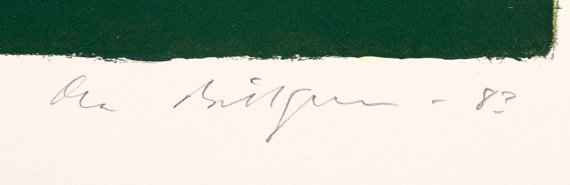 Ola Billgren, color lithograph, signed -83 EA.