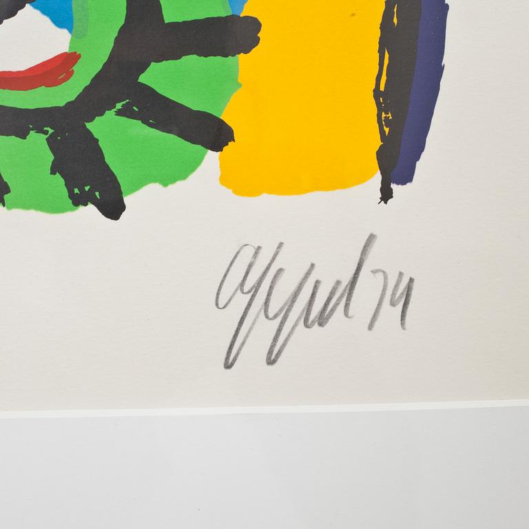 KAREL APPEL, litografi, sign o numr 56/100.