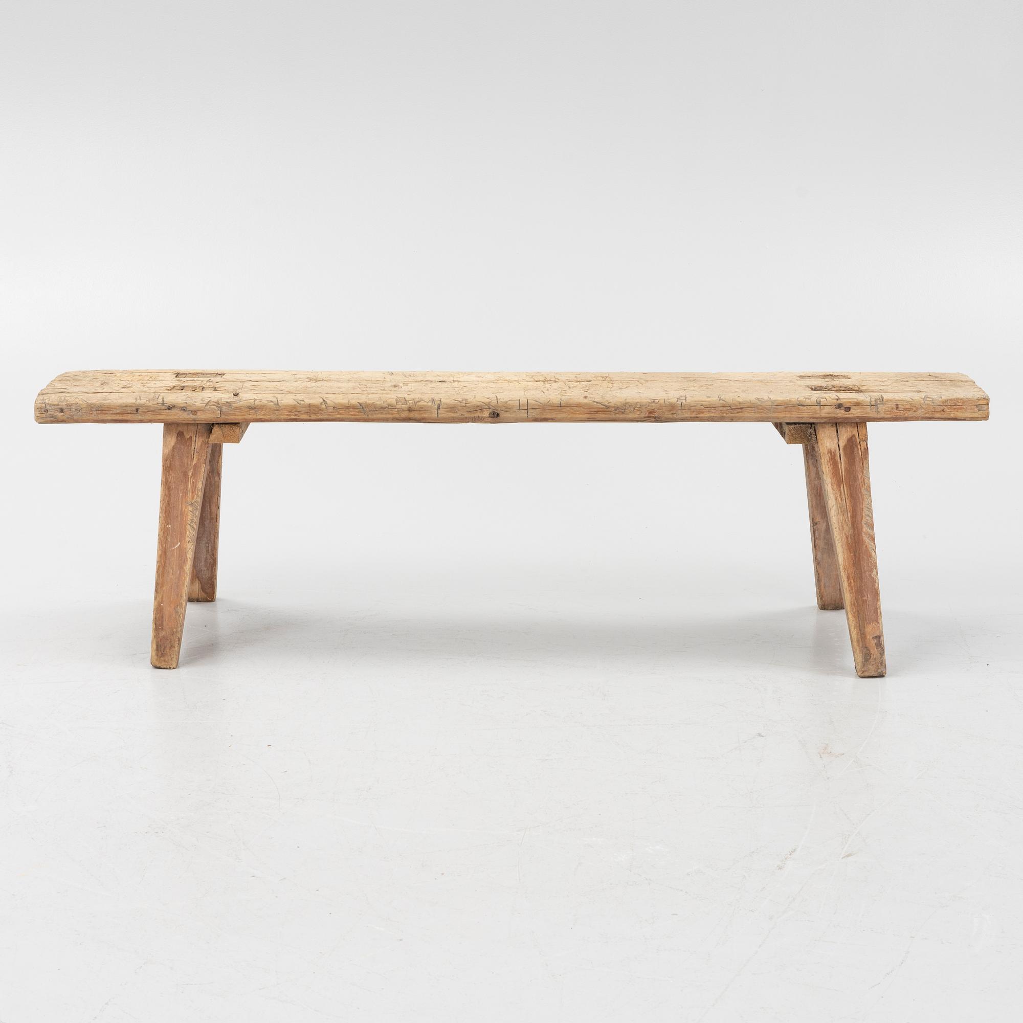 Bänk, tidigt 1900-tal.