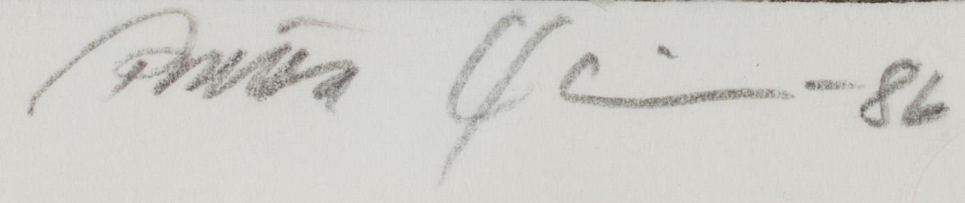 RIITTA YLINEN, etsning, signerad och daterad -86, numrerad tpl'a 28/50.