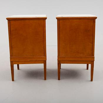 SÄNGBORD, 1 par, Mobilia, Malmö, 1900-talets första hälft.