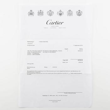 Cartier, Santos 100, "Diamond Paved Case", ca 2010.