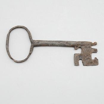 NYCKEL, smide, gotisk, 1400/1500-tal.