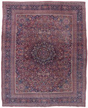 A Meshed carpet, c. 405 x 320 cm.
