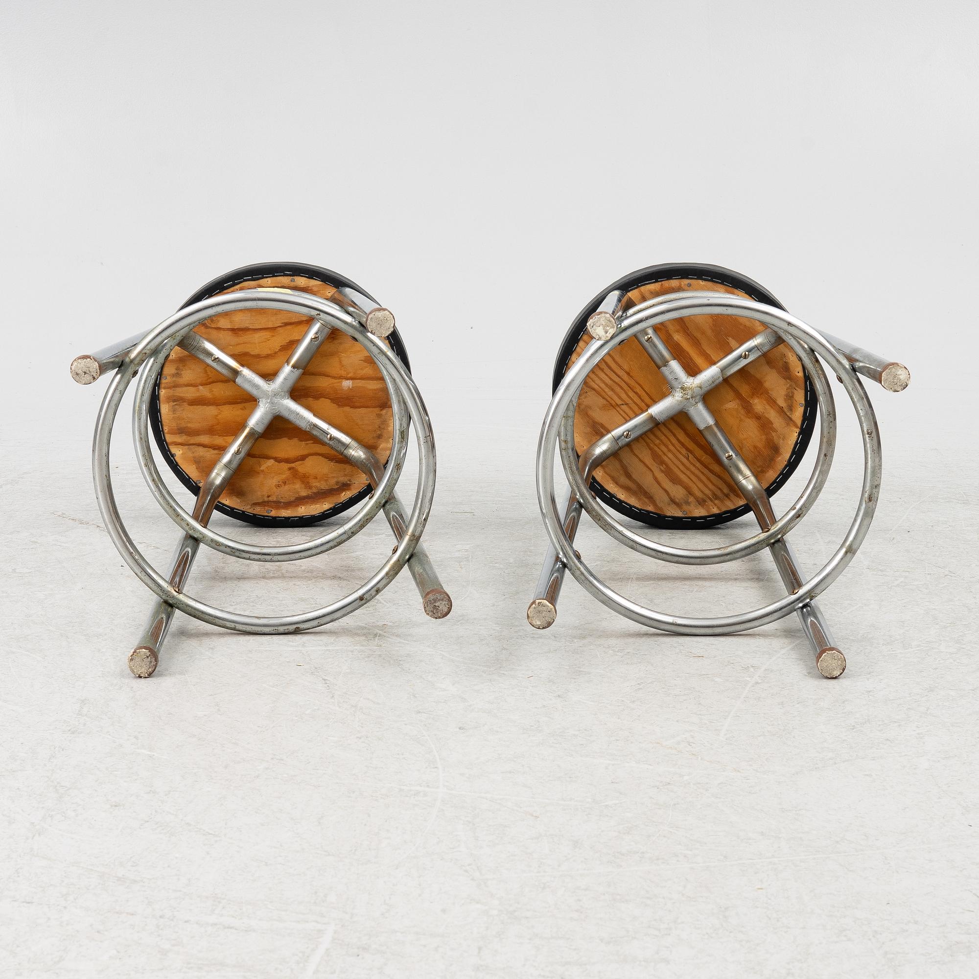 Barstolar, ett par, 1900-tal.