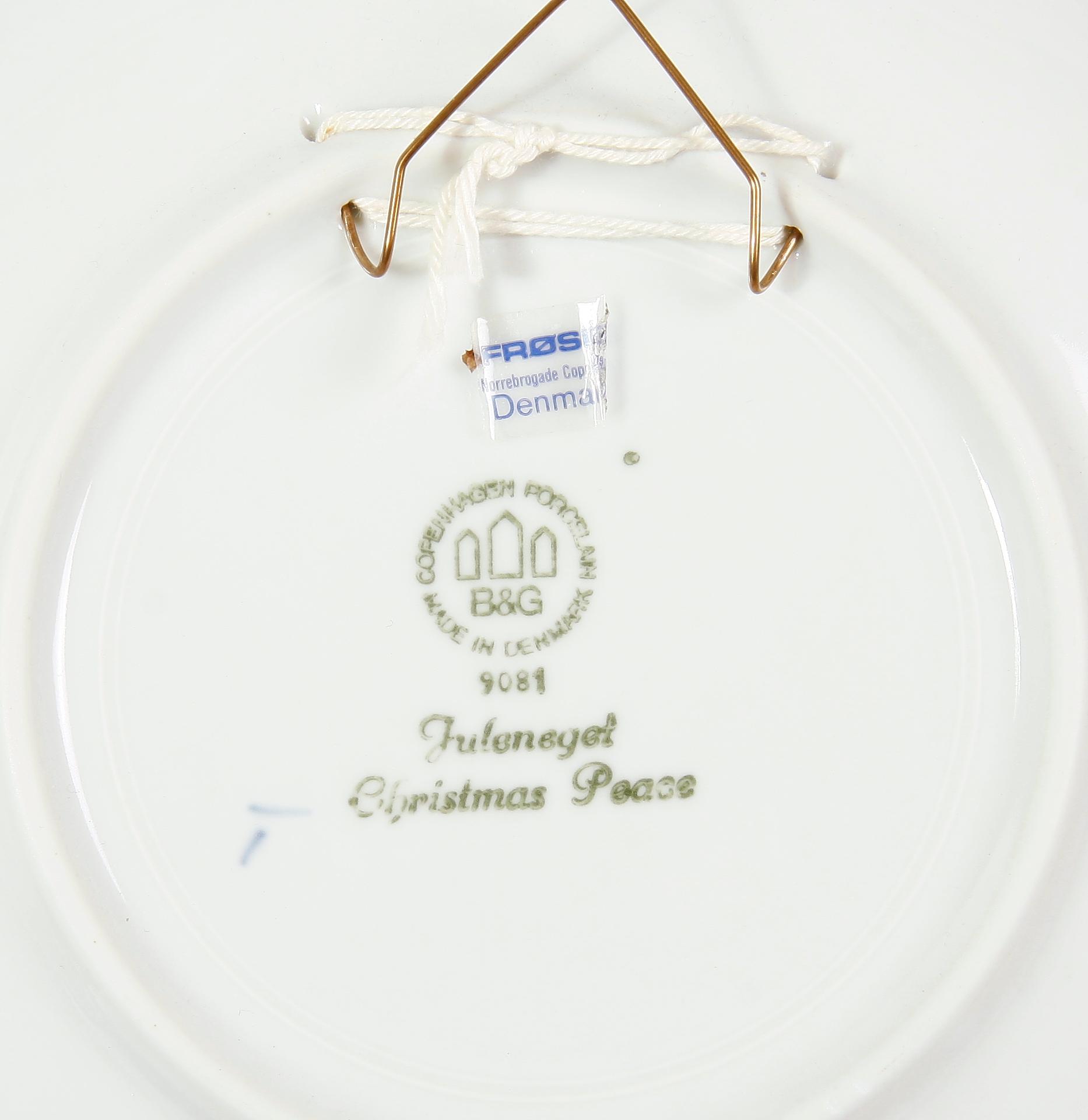 PARTI JULPORSLIN, 20 delar, flintgods, Bing & Gröndahl.