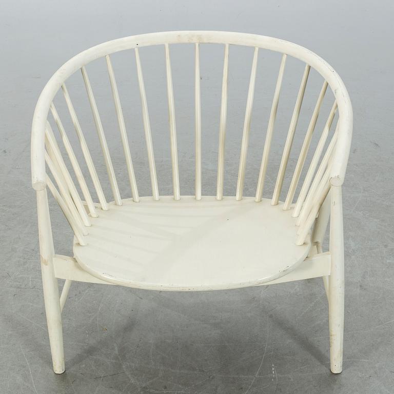 A second half of the 20th century wooden chair.