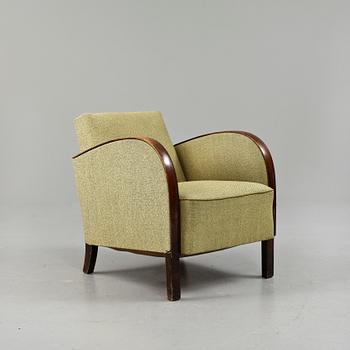 FÅTÖLJ, art déco, 1900-talets första hälft.