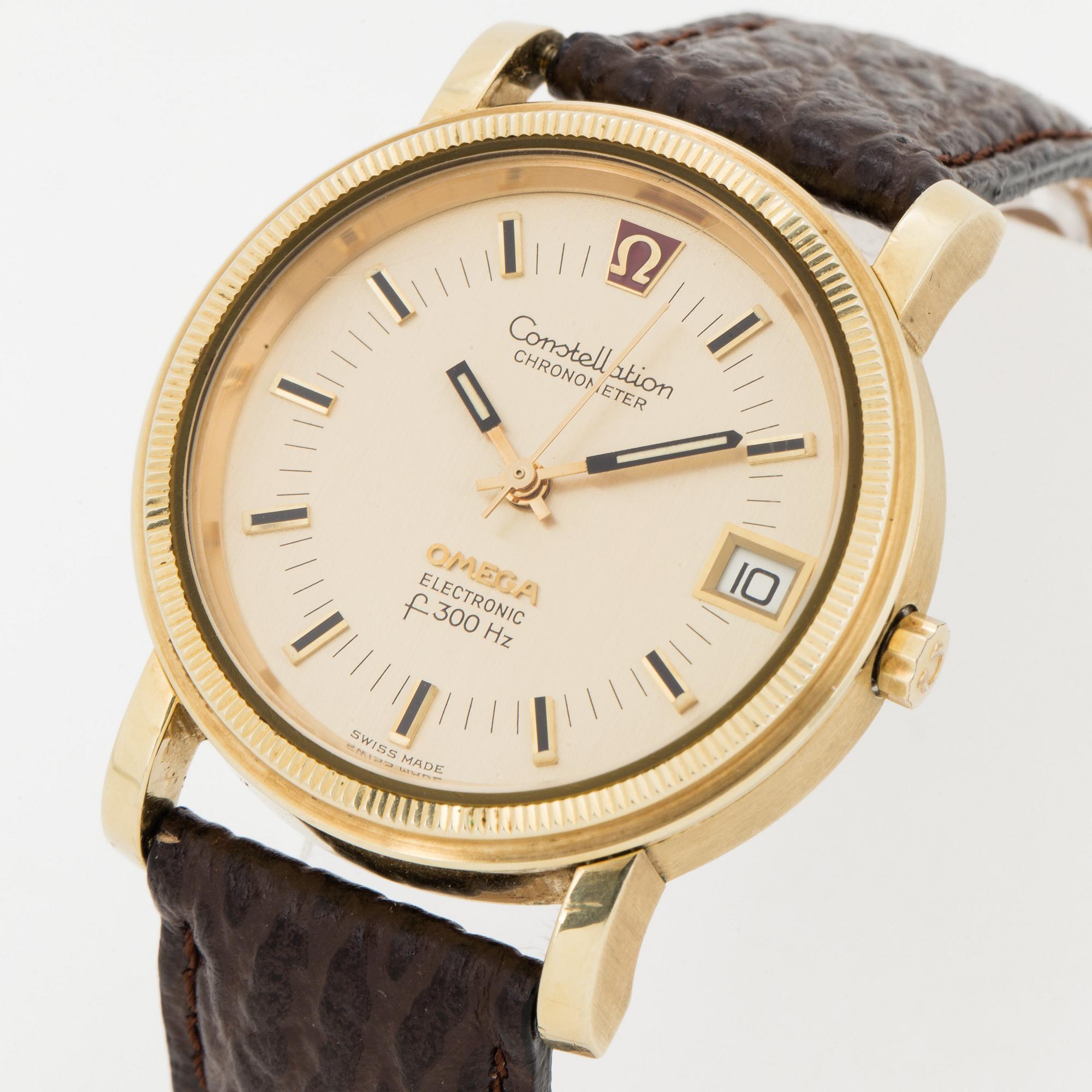 Omega constellation electronic f300 clearance