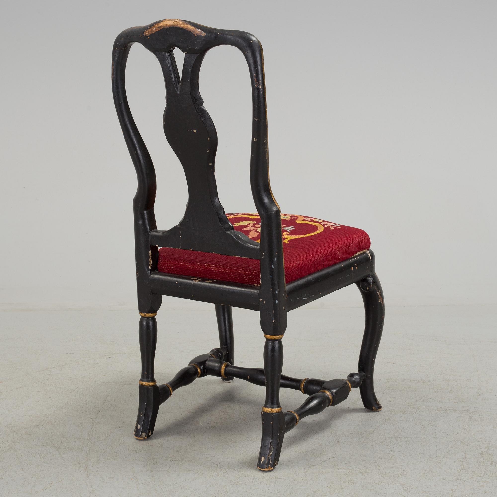 An 18th century chair.