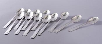 BESTICK, 119 delar, silver. "Rosenholm", G.A.B.