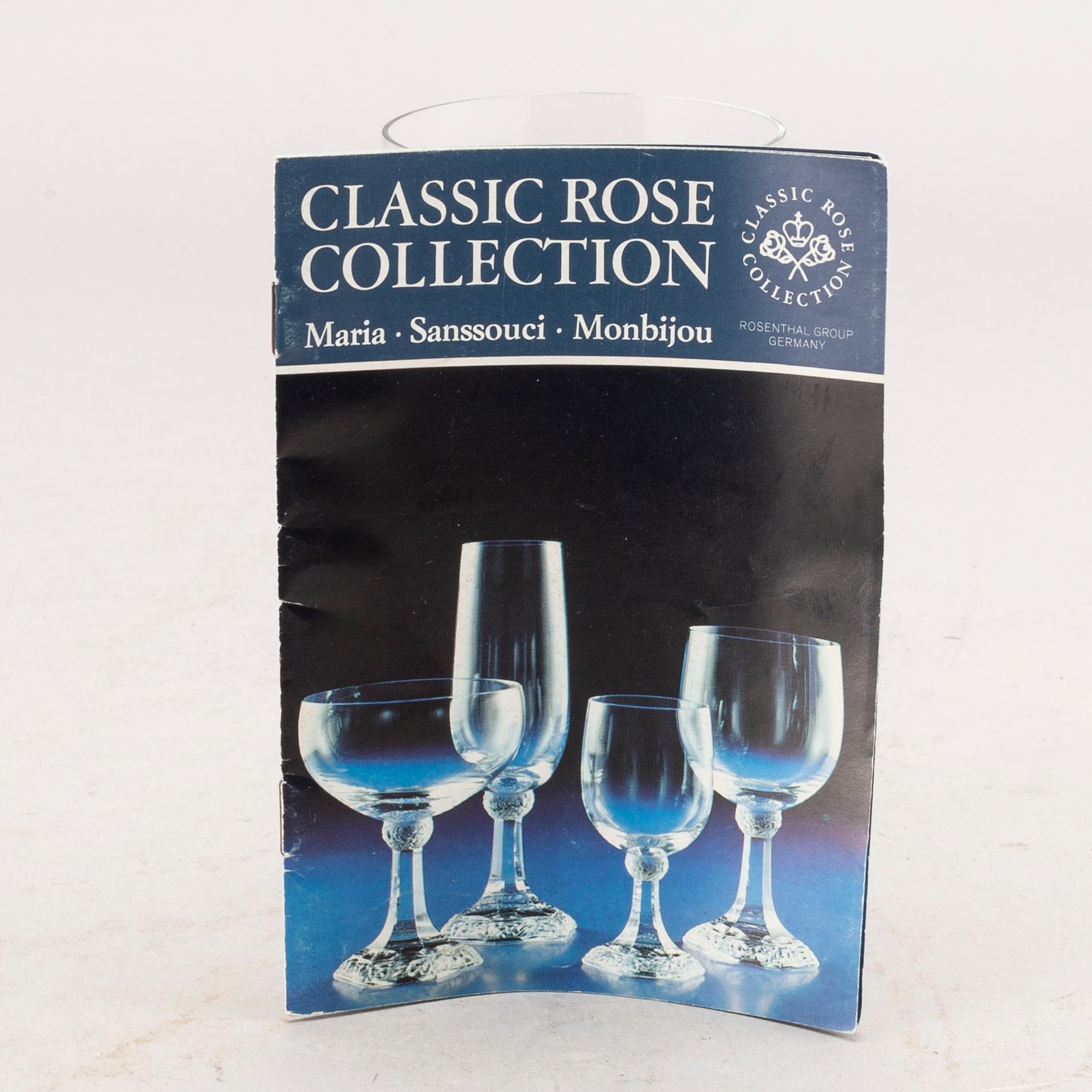 SERVIS  83 dlr "Maria" Rosenthal sent 1900-tal porslin och glas.